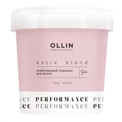 Ollin Осветляющий порошок для волос / Extra Blond Performance 9+, 750 г 24128