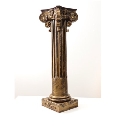Колонна декоративная, 120 см, полистоун под бронзу