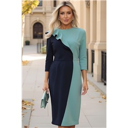 Платье Эванесса (мятно-синее) П12744-35М