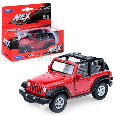 Модель машины 1:34-39 Jeep Wrangler Rubicon