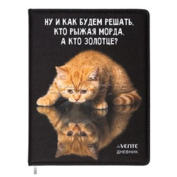 Дневник 1-11 кл. "Ну и как будем решать кто золотце?" универсальный блок, 48 листов, белая бумага 80 г/м²,