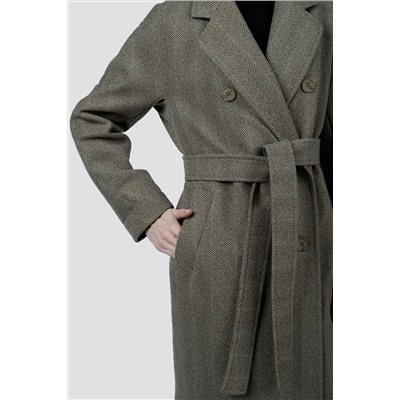 01-12242 Пальто женское демисезонное (пояс)