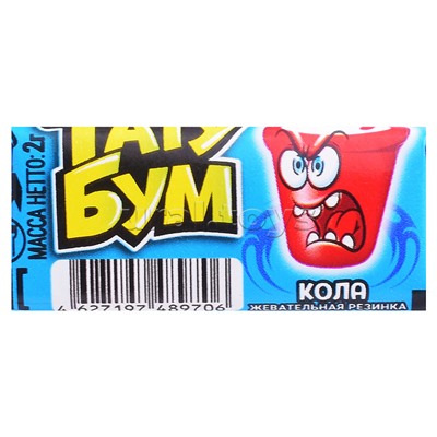 Жевательная резинка с татуировкой "Тату Бум" ассорти 2гр*200шт