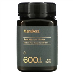 Manukora, Raw Manuka Honey, 600+ MGO, 1.1 lb (500 g)