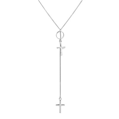 Колье из серебра без вставки, Ю-55135р