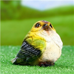 Садовая фигура из полистоуна «Чижик», 12×11×11 см