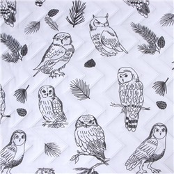 Покрывало LoveLife евро Owls 200×210±5 см, микрофайбер, 100% п/э