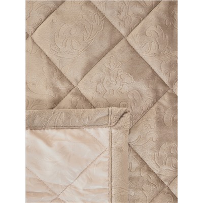 Набор покрывало и чехлы на подушку - Кристалл, цвет бежевый