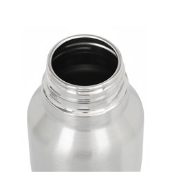 Бутылка для воды, 1 л, 24×7 см, хром