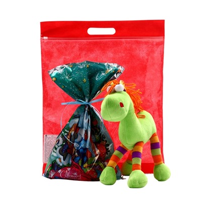 Сладкий новогодний подарок «Кубик», конфеты + игрушка, детский, 500 г