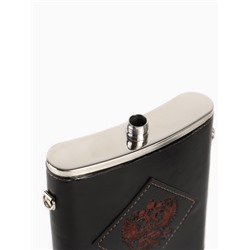 Фляжка «Герб», нержавеющая сталь, 540 мл, 18 oz