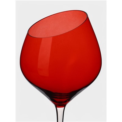 Бокал для вина Magistro «Иллюзия», 540 мл, 10×24 см, стекло, красный