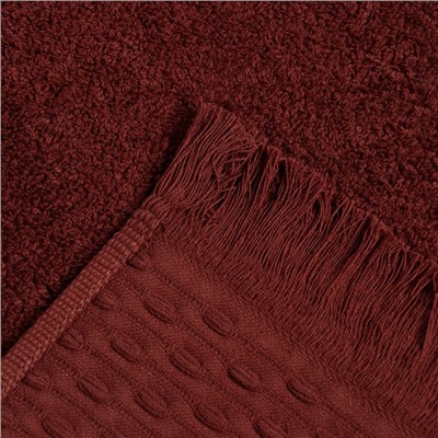 Полотенце махровое LoveLife «Аморе» 30×50 см, коричневый, 100% хлопок, 450 г/м²