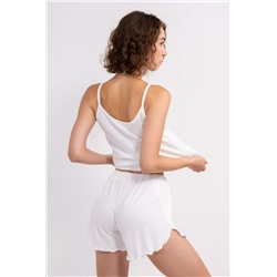 Пижама с шортами женская 85553 (Белый)
