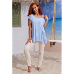 7494 футболка женская (Голубой)