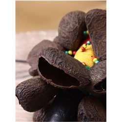 Сувенирный музыкальный инструмент «Маракас», 30×15×5 см, махагон, орехи кемири