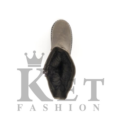 Монголки подростковые коричневые, войлочная подошва