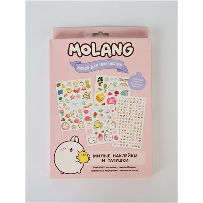 УЦЕНКА Набор для декорирования «Милые наклейки и татушки» розовый.08104