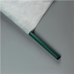 Парник прошитый, длина 5 м, 6 дуг из металла, дуга L = 3 м, d=10 мм, спанбонд 60 г/м², «Весна»