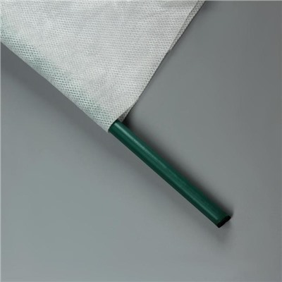 Парник прошитый, длина 5 м, 6 дуг из металла, дуга L = 3 м, d=10 мм, спанбонд 60 г/м², «Весна»