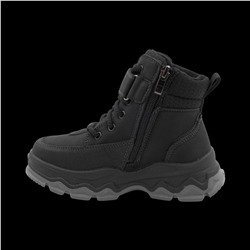 Ботинки зимние на меху А2438 черные