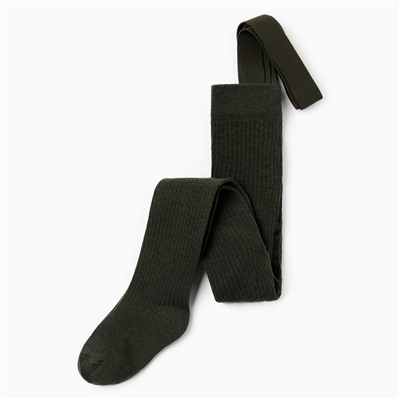 Колготки на подтяжках «Крошка Я» 62-68 см, хаки