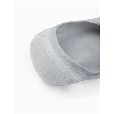 Носки-подследники спортивные с компрессией, размер 42-45, серые