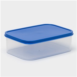 Контейнер пищевой Доляна, 1.2 л, цвет синий