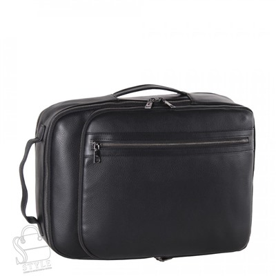 Рюкзак мужской кожаный 131419-159H black Heanbag