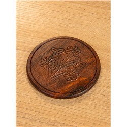 Подставка под горячее «Цветок», набор 6 шт., 14×10×6 см, дерево шишам