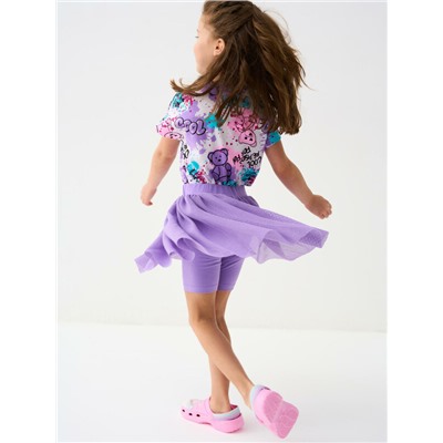 Юбка-шорты трикотажные для девочек