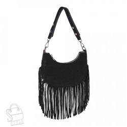 Сумка женская кожаная 99098NNAA black Natale Navetta