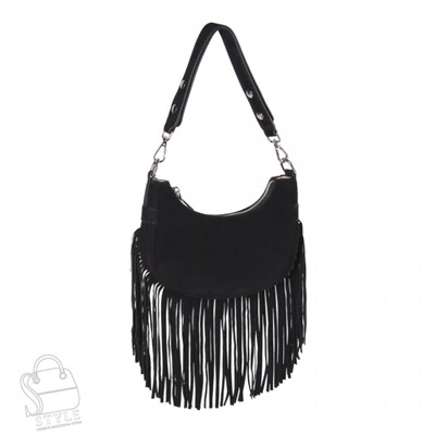 Сумка женская кожаная 99098NNAA black Natale Navetta