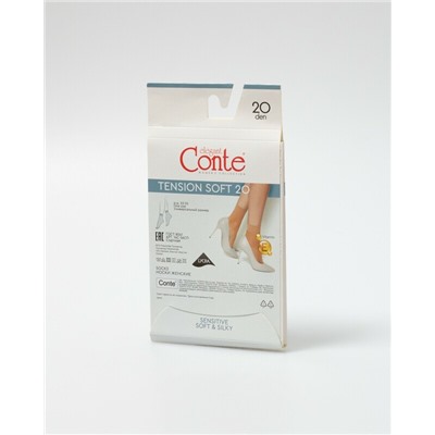 Полиамидные CONTE TENSION SOFT 20  Носки женские