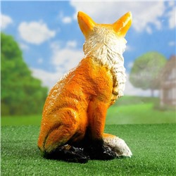 Садовая фигура из гипса «Лиса», 34.5×18×23 см
