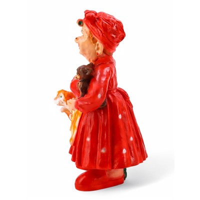 Садовая фигура из гипса «Тёща с котом и собакой», 51×44×77 см, МИКС