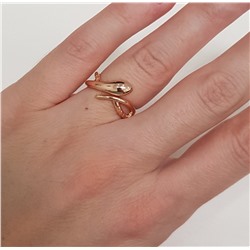 Кольцо коллекция "Xuping ML" покрытие позолота, безразмерное, 268037, арт.647.761