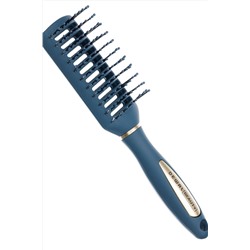 Dewal Beauty Щетка для волос серия «Магия» продувная, прямоугольная, 9 рядов, серо-синий KRISTALLER, 1199311