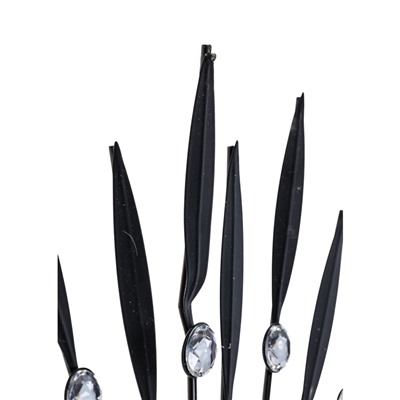 УЦЕНКА Часы настенные «Лучи-Перья», серия: Ажур, плавный ход, d=50 см, циферблат 14.5 см