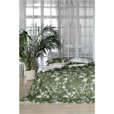 КПБ поплин Mia Cara Dolce Vita рис. 36036-2/36036-4/37080-8 Chinoiserie verde