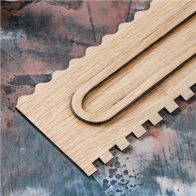 Шпатель кондитерский из массива дуба, тип 3