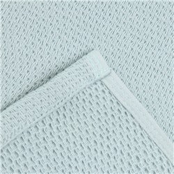 Полотенце вафельное Love Life Sweet Moment, 70×130 см, хлопок 100%, оливковое