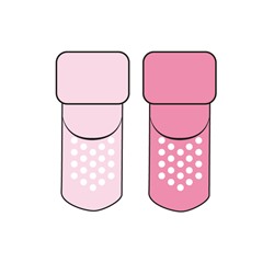 Носки детские трикотажные махровые для девочек