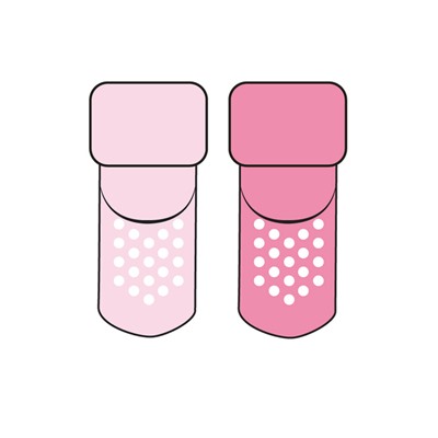 Носки детские трикотажные махровые для девочек