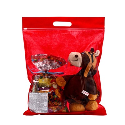 Сладкий новогодний подарок «Джордж», конфеты + игрушка, детский, 500 г