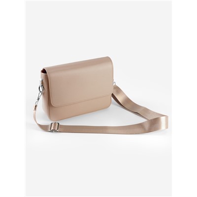 Ручка для сумки, стропа, с карабинами, 139±3×3.8 см, бежевая