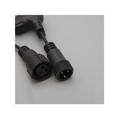 Гирлянда «Занавес» 2×3 м, IP44, УМС, тёмная нить, 760 LED, свечение синее, 220 В