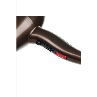 Dewal Профессиональный фен для волос / Blues Chocolate 03-8088, ионизация, коричневый, 2600 Вт KRISTALLER, 1130616