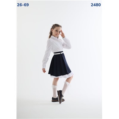 Юбка 2480 синий