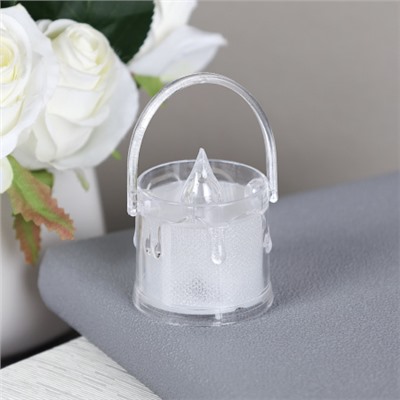 Свеча светодиодная 5 см / VFR-120 /уп 24/960/ прозрачная